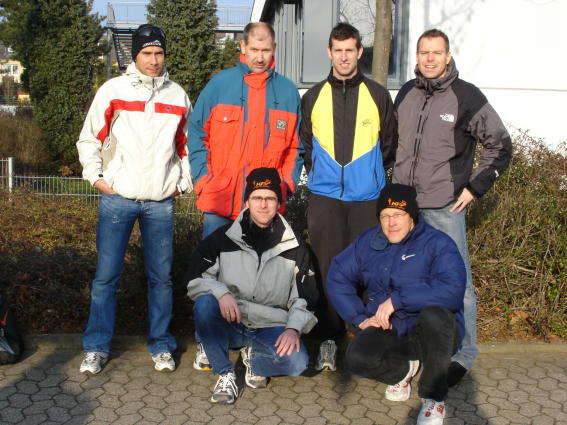 Hinten: Karsten Hoffmann, Werner Heinz, Frank Nachtsheim, Johannes Miller. vorne: Christian Schindlatz, Stefan Schyrer
